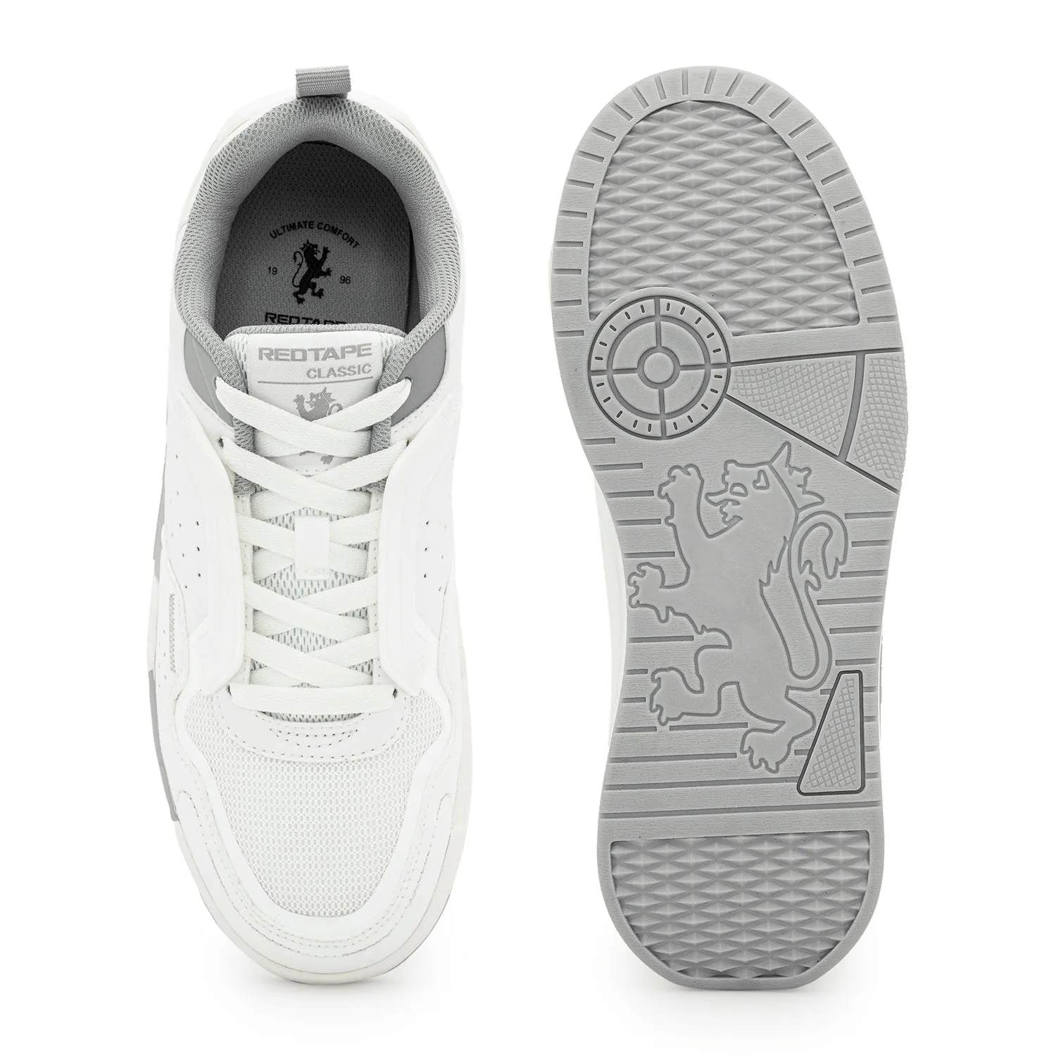 Red Tape Lifestyle Sneaker Shoes for Men | Classic Rounded Toe, Soothing Insole & Impact-Resistant Comfort