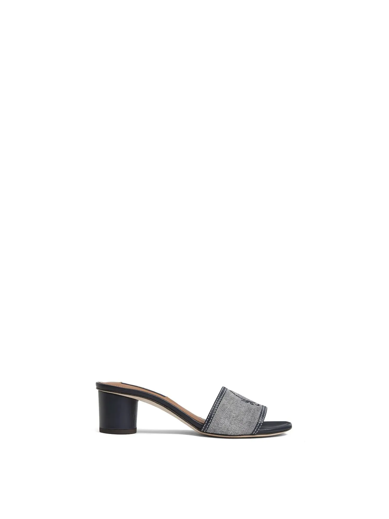 Richmond Denim Suede Mule