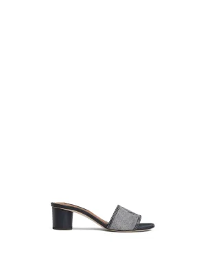 Richmond Denim Suede Mule