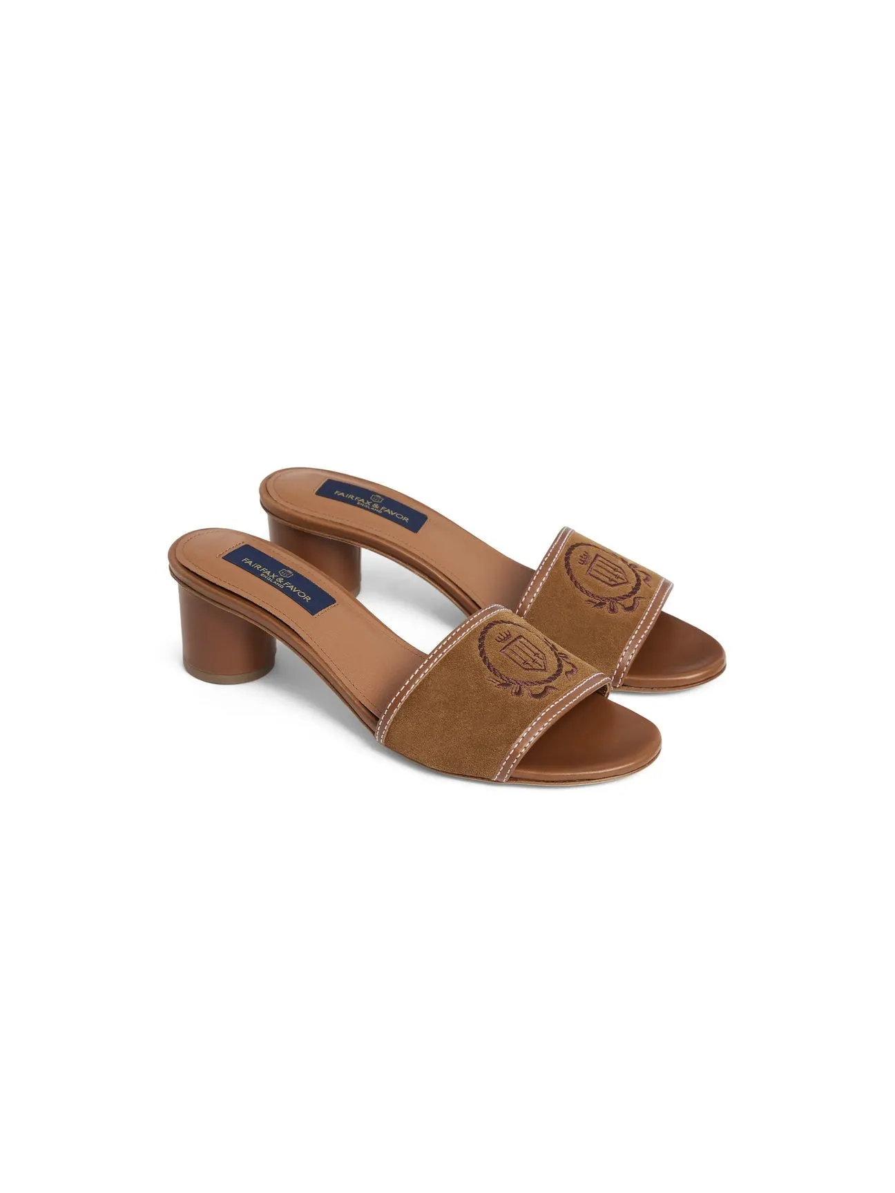 Richmond Tan Suede Mule