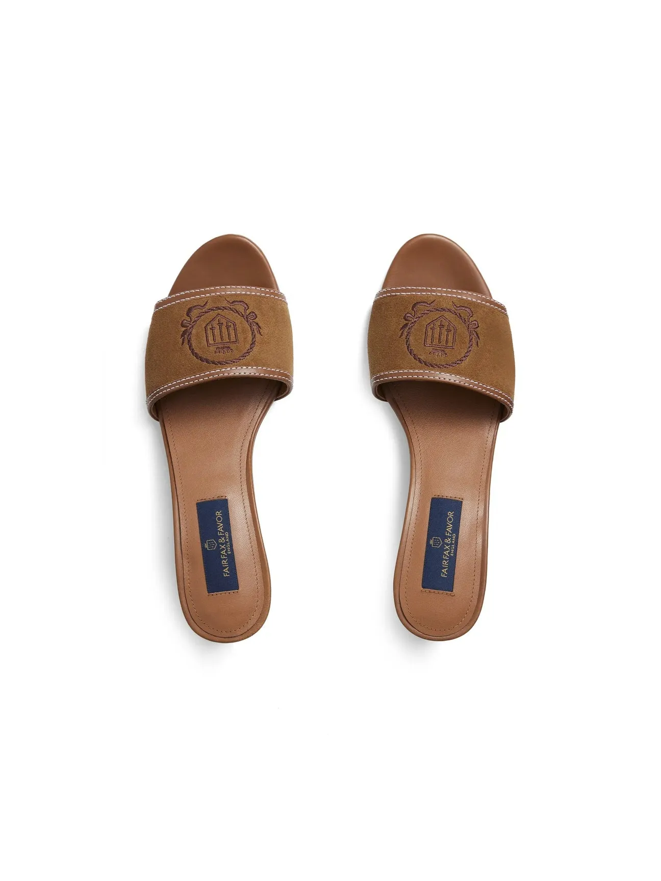 Richmond Tan Suede Mule