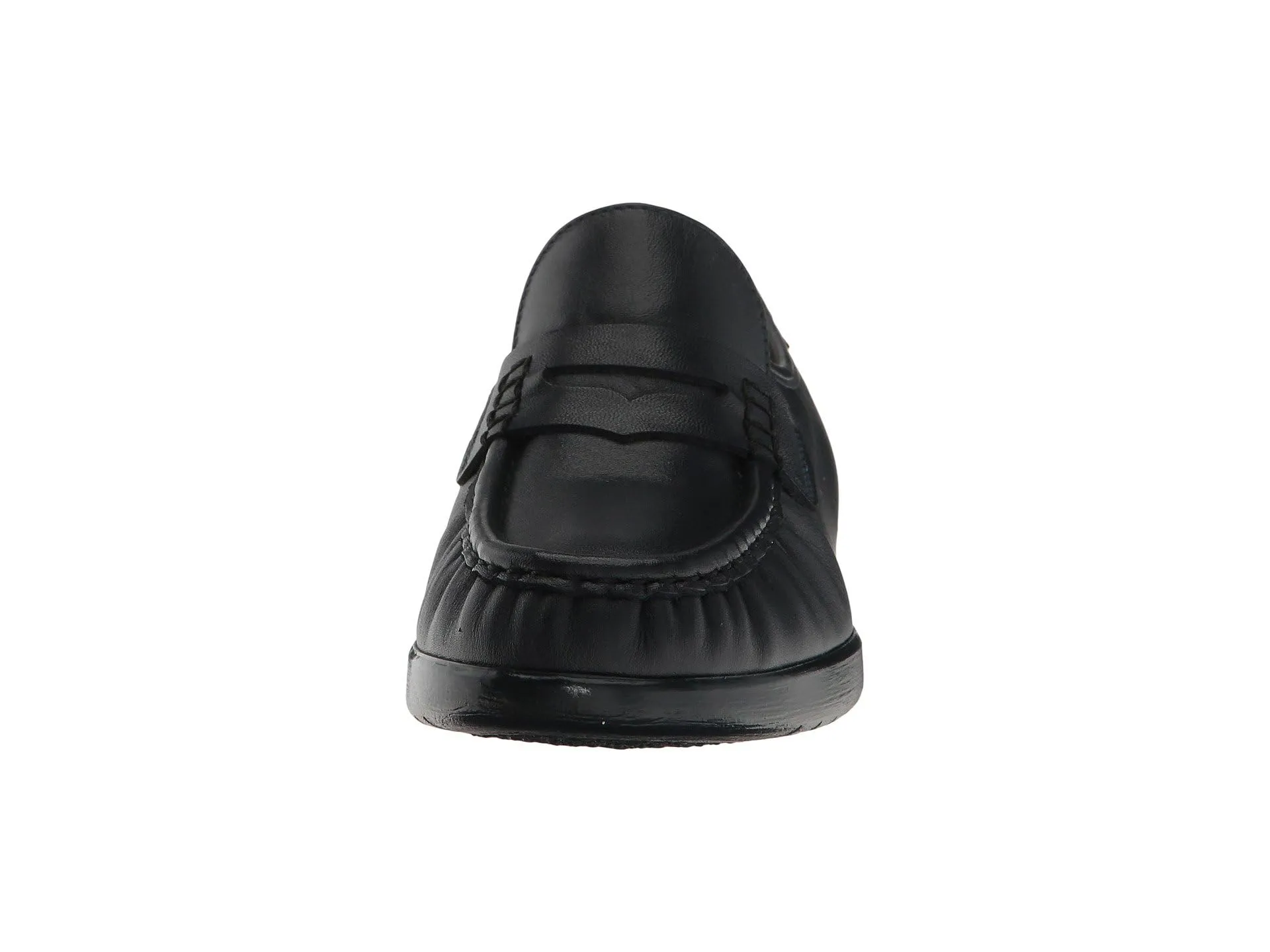 SAS Classic Slip On Comfort Loafer Navy 8.5 W - Wide (C)