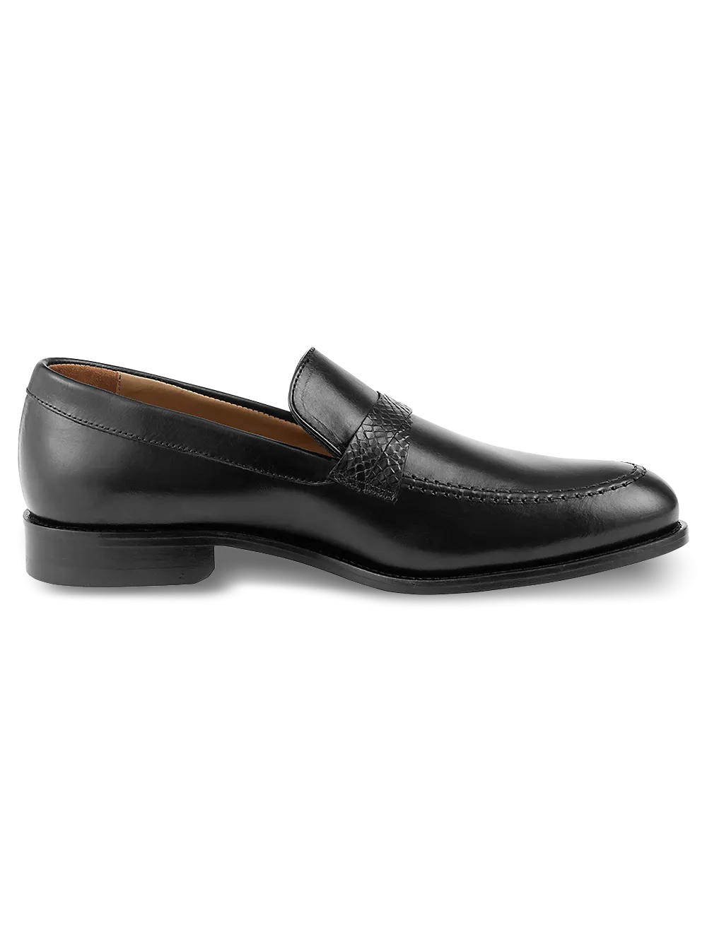 Sergio Belted Loafer - Black
