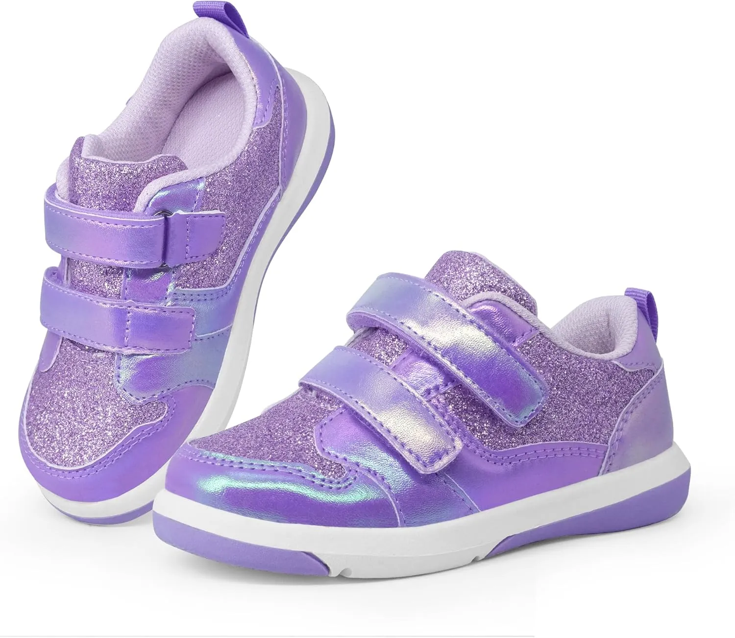SKYWHEEL Toddler Boys Girls Tennis Shoes Kids Slip On Barefoot Shoes Wide Casual Walking Running Sneakers for Little Kids