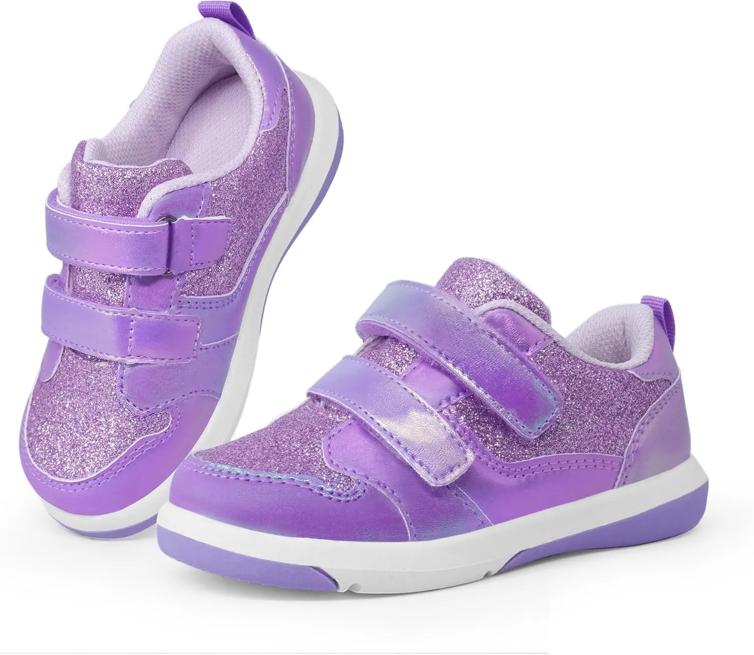 SKYWHEEL Toddler Boys Girls Tennis Shoes Kids Slip On Barefoot Shoes Wide Casual Walking Running Sneakers for Little Kids