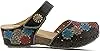 Spring Step L'Artiste Women's Spikey Clog Black Multi