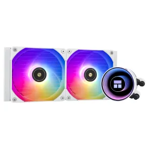 Thermalright Frozen Notte 240 WHITE ARGB V2 Water Cooling CPU Cooler, 240 White CPU Cooler Specifications, Double PWM Fans, S-FDB Bearings, Suitable for AMD/AM4 AM5, Intel LGA 1700/1150/1151/1200/2011