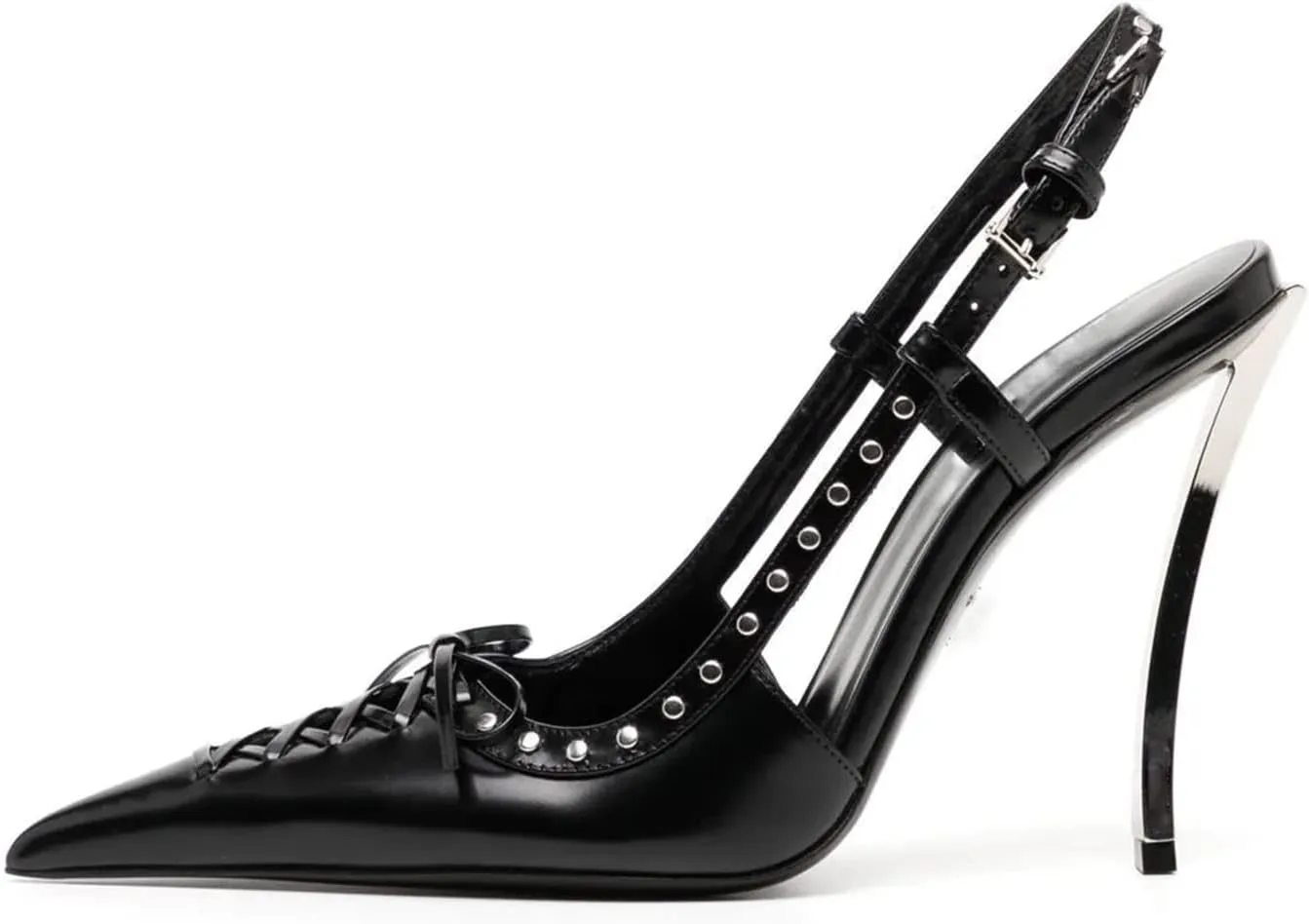 THESHY Women's Pointed Toe Stiletto Heels Backless Slingback Strap High Heel Pumps Fashion Sexy Dress Pumps for Women