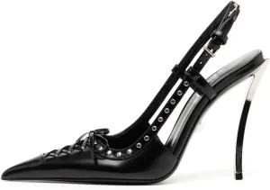 THESHY Women's Pointed Toe Stiletto Heels Backless Slingback Strap High Heel Pumps Fashion Sexy Dress Pumps for Women
