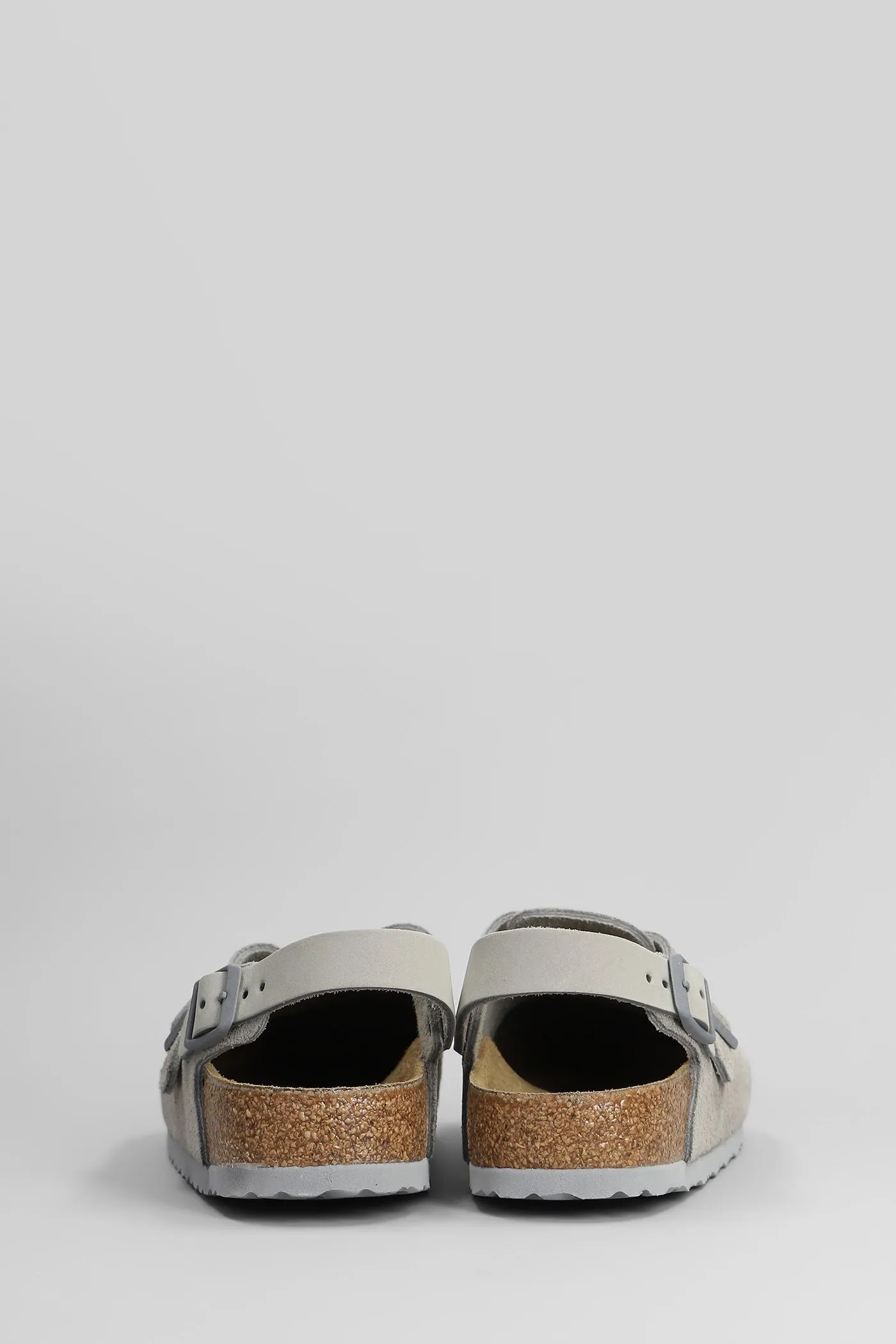 Tokio Slipper-Mule in grey suede