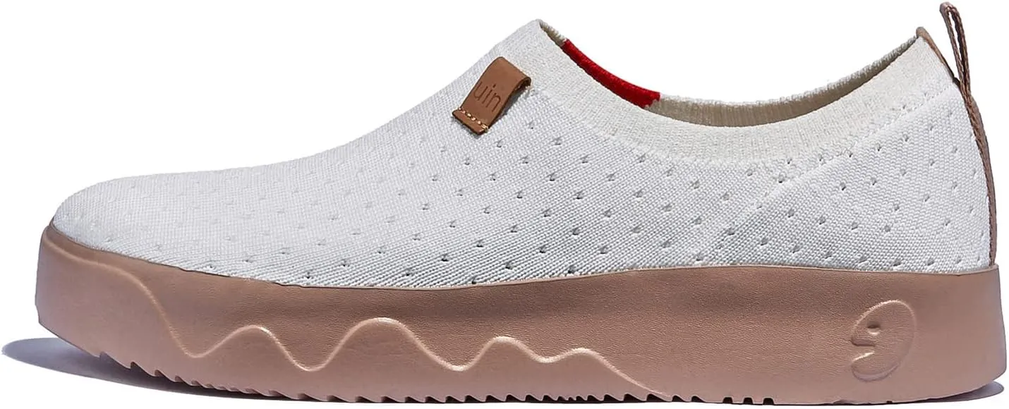 UIN Women's Art Travel Walking Shoes Slip On Casual Lightweight Wide Toe Fashion Sneaker Toledo Ⅸ