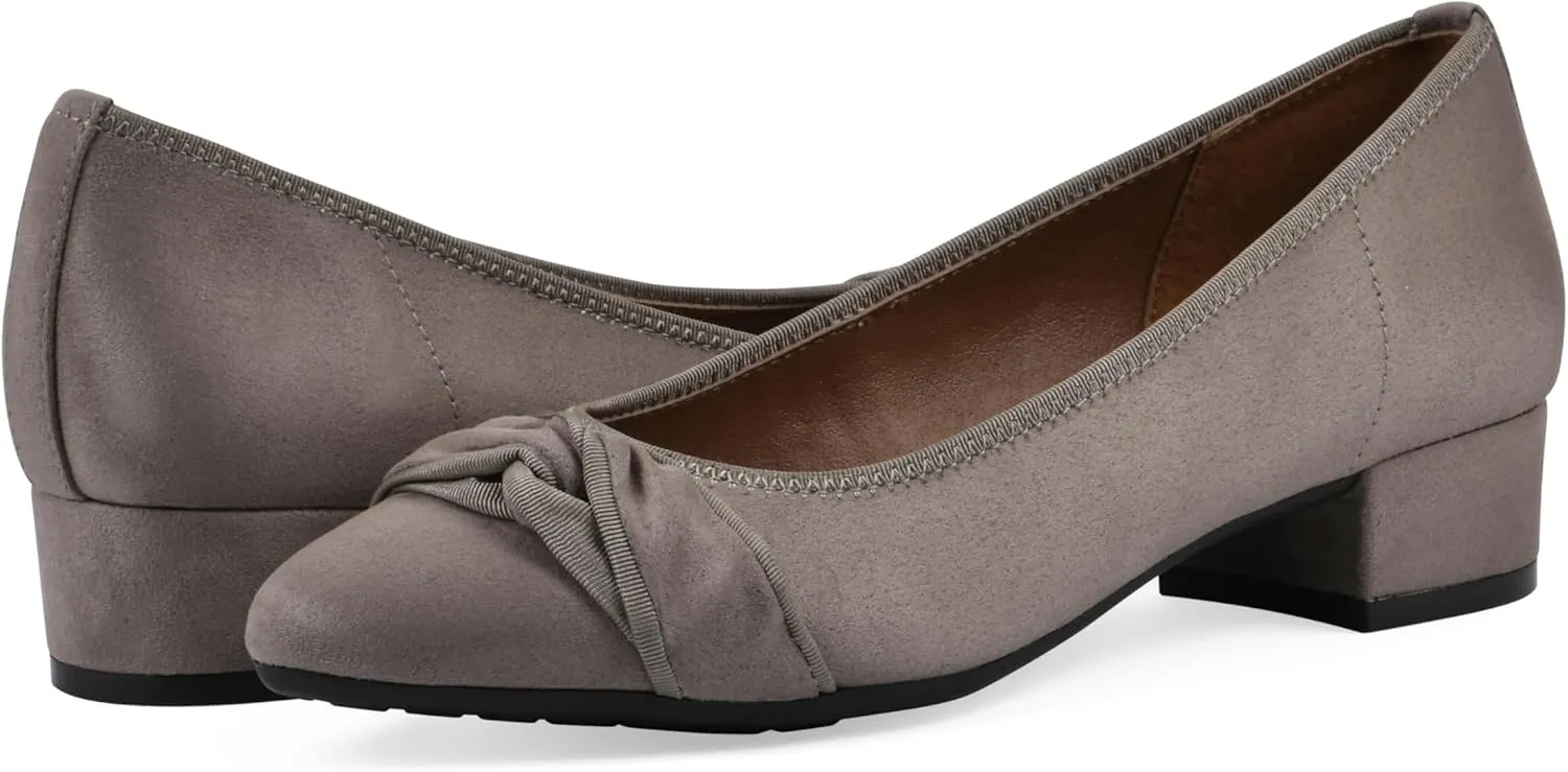 WHITE MOUNTAIN Women's Bordeaux Dressy Crisscross Block Heel