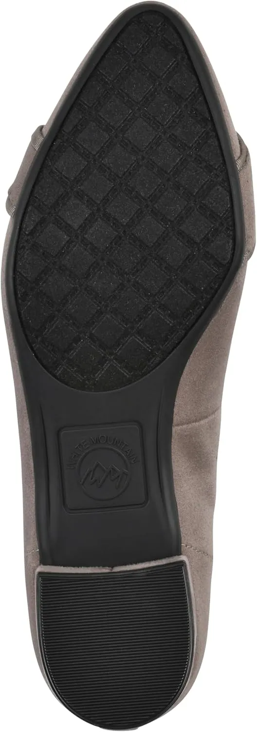 WHITE MOUNTAIN Women's Bordeaux Dressy Crisscross Block Heel