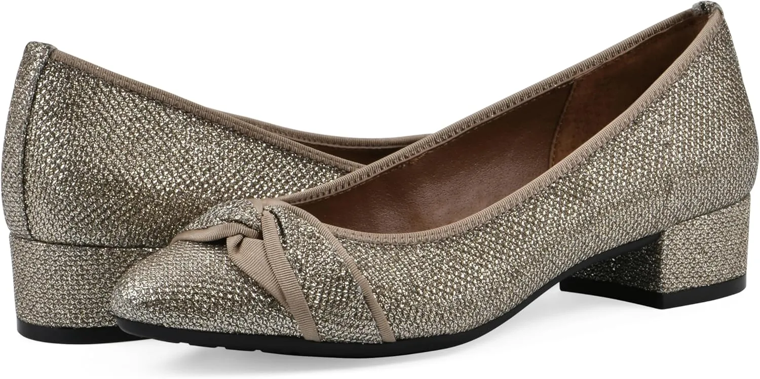 WHITE MOUNTAIN Women's Bordeaux Dressy Crisscross Block Heel