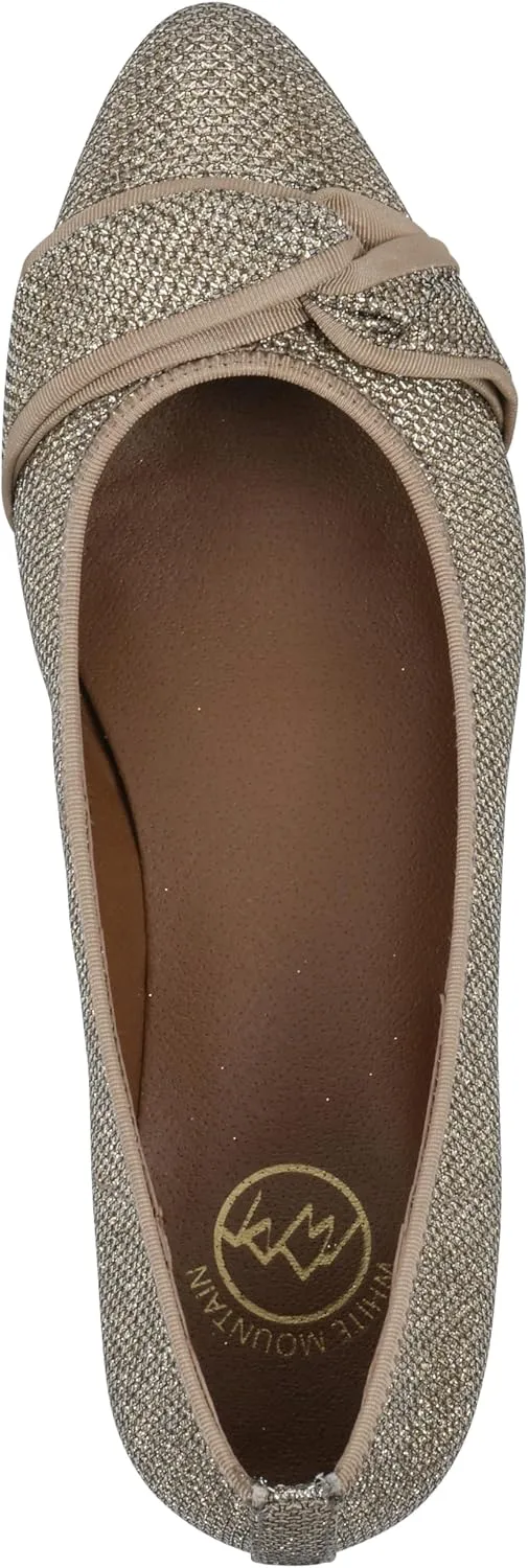 WHITE MOUNTAIN Women's Bordeaux Dressy Crisscross Block Heel