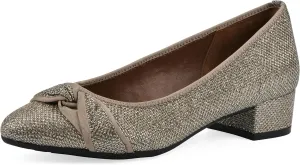 WHITE MOUNTAIN Women's Bordeaux Dressy Crisscross Block Heel
