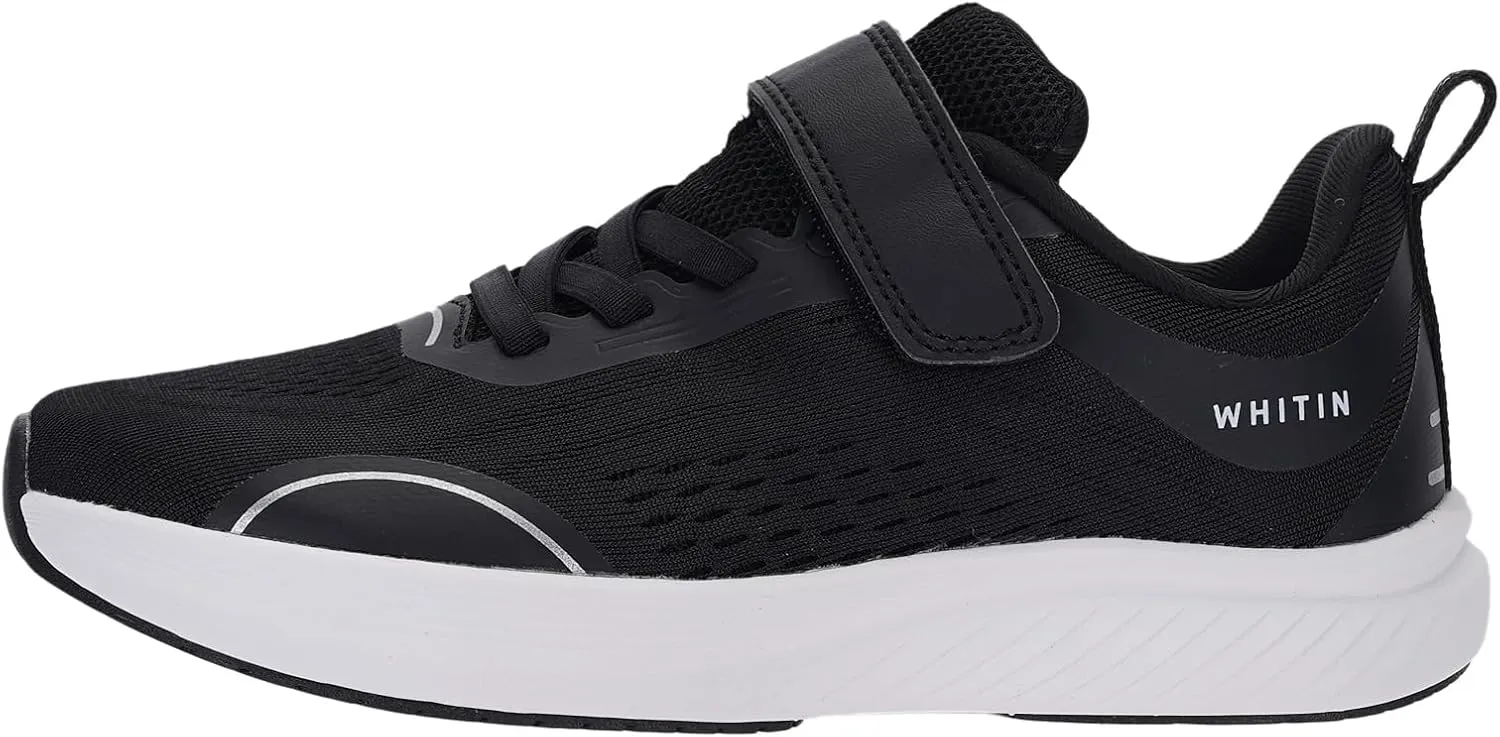 WHITIN Little/Big Kids Zero Drop Running Shoes   Wide Toe Box Sneaker for Boys/Girls
