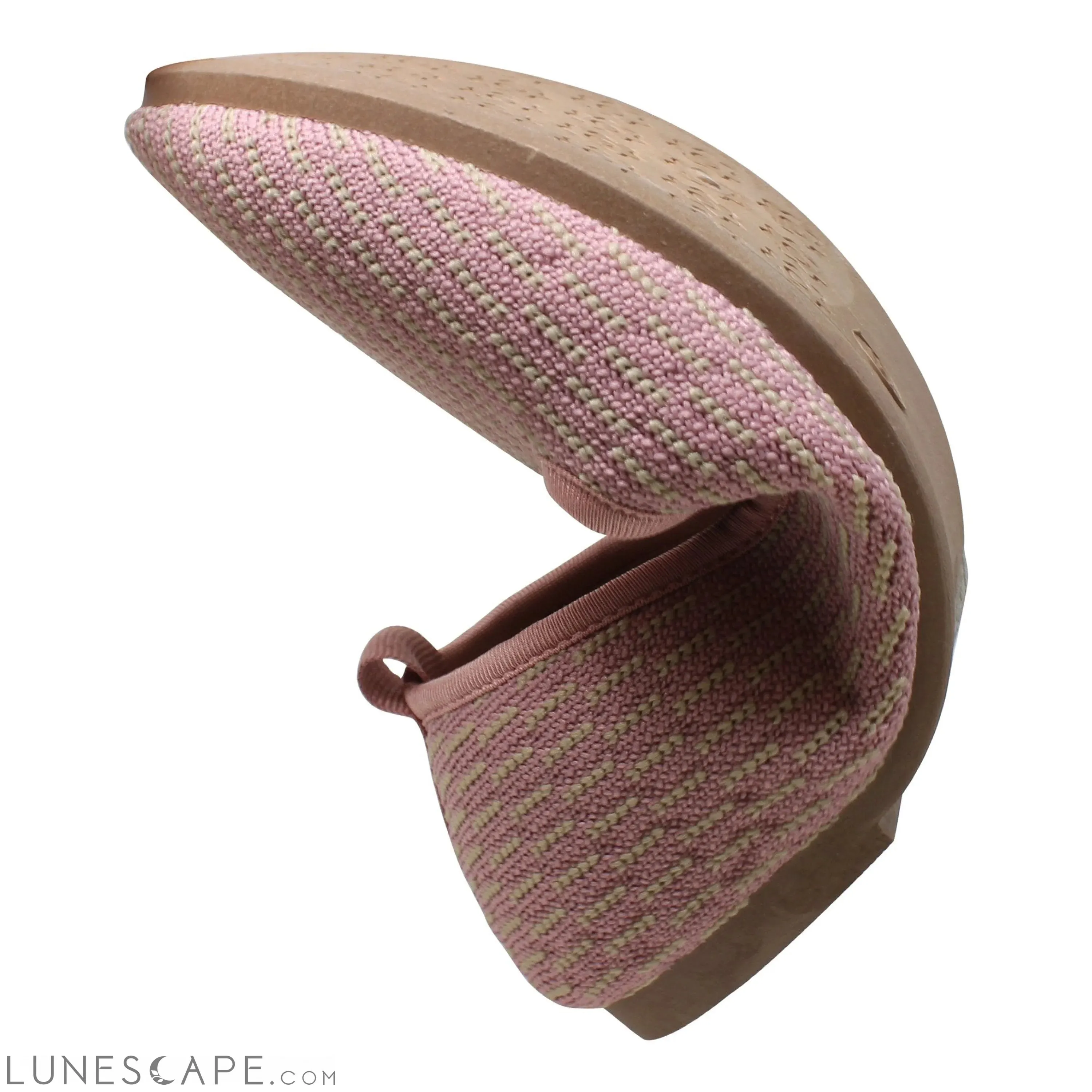 Women's Loafer Flats Sweater Soft Rubber Sole Shoes Pink Suede