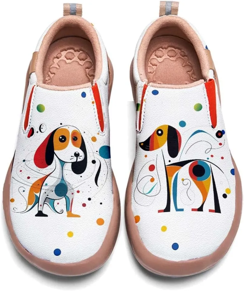 Womens Loafers Comfortable Travel Shoes Slip Ons Walking Lightweight Ladies Cartoon Animal Painted Sneaker