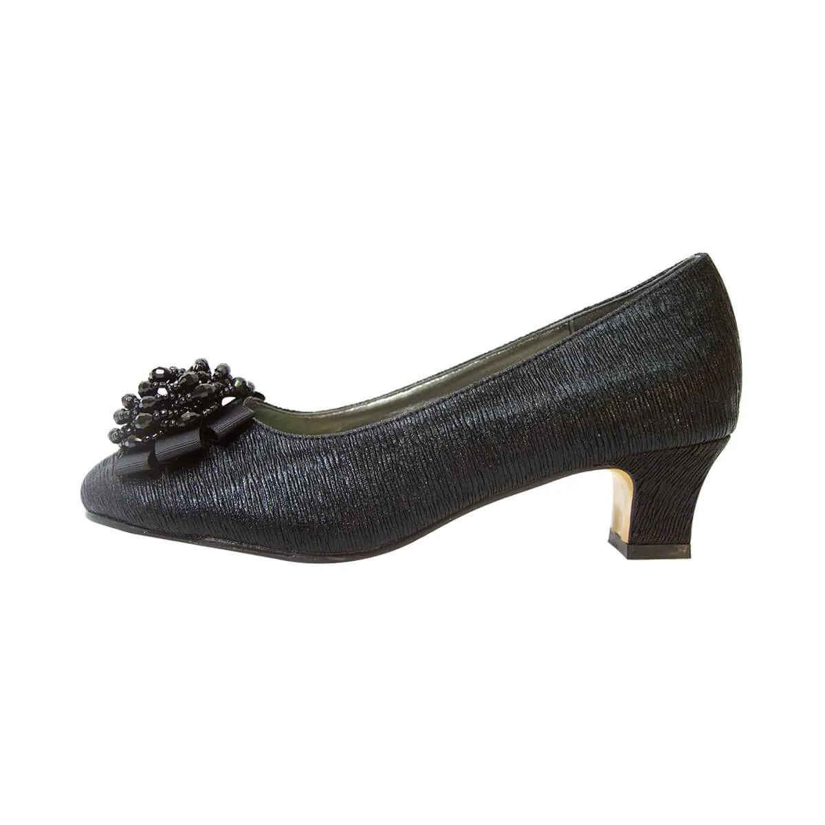 Women's Wide Width Peep Toe Dress Pumps BDF 849