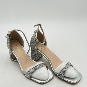 XYD Cookie-LO Low Block Heels Chunky Sandals Ankle Strap Wedding Dress Pump