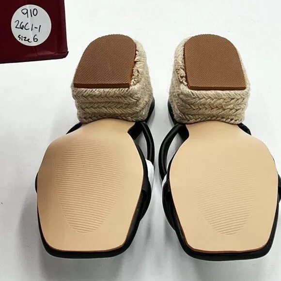 YDN Women Fashion Open Toe Sandals Chunky Low Heel Slippers Pump Date Shoes