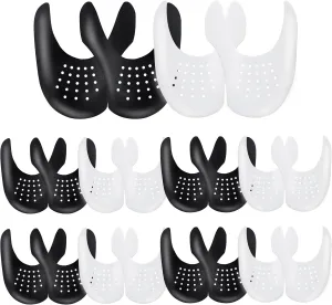 YOLOPARK 10 Pairs Creases Protector for Shoe Sneakers:AF1s,Dunks and More, Anti Creases Protector for Men's 7.5-13 Women's 5-9