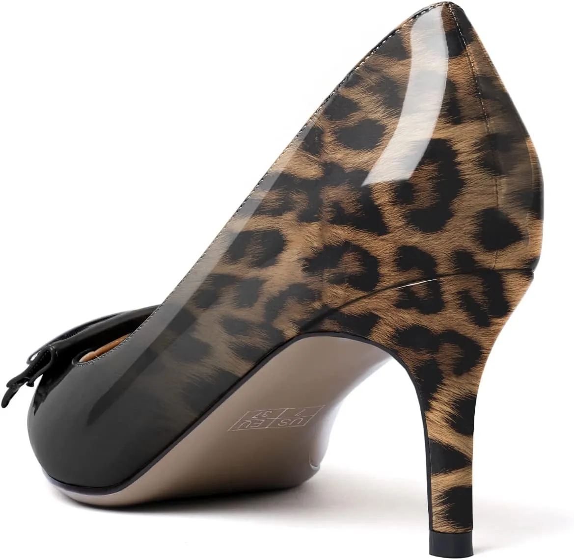 Zamikoo Women's Classic Pointed Toe Pumps 2.5" Kitten Low Heel Slip On Fashion Buckle Dress Shoes for Wedding Party Event US Size 5- Size 13